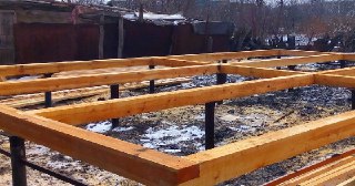 Пол на винтовых сваях Киселёвск цена от 15453 руб.